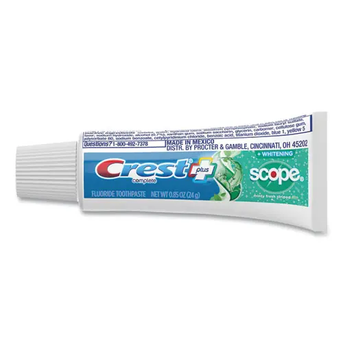 Crest® Complete Whitening Toothpaste + Scope