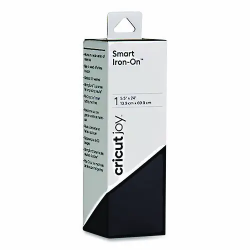 Cricut® Smart Iron-On Material for Fabric, Black, 5.5 x 24