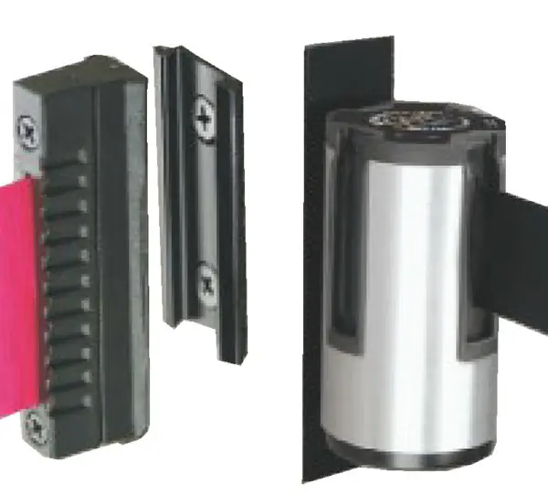 Crowd Control Extenda-Barrier™ Wall Units with Retractable Straps