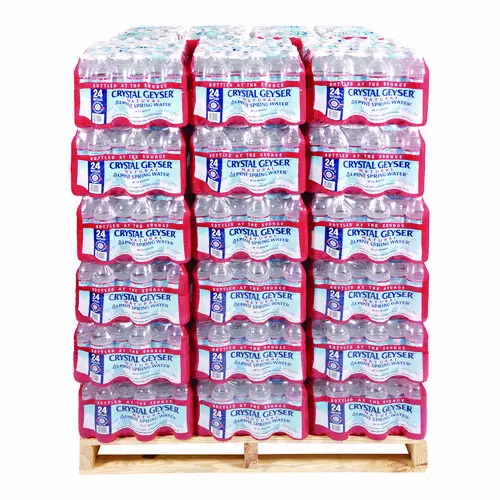 Crystal Geyser® Alpine Spring Water, 16.9 oz Bottles, 24/Carton, 84 Cartons/Pallet