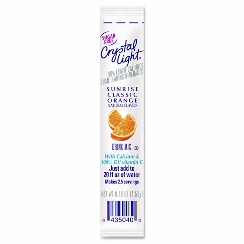 Crystal Light® On the Go, Sunrise Orange, 30 Packets, 0.16 oz Each