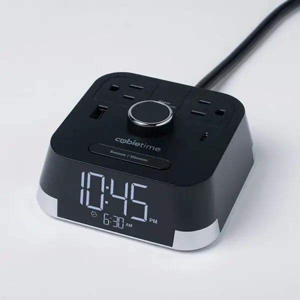 CubieTime Alarm Clock and Charging Station