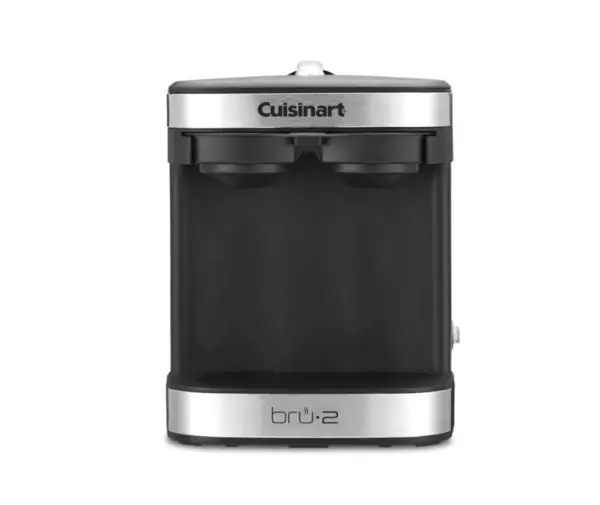 Cuisinart BRU 2-Cup Coffeemaker – Black with Stainless Steel