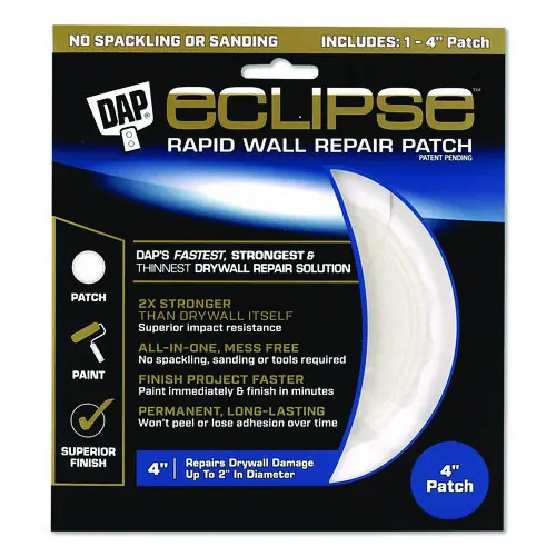 DAP® Eclipse Rapid Wall Repair Patch, 4", White