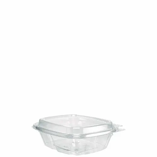 Dart® ClearPac SafeSeal Tamper-Resistant/Evident Containers with Domed Lid, 8 oz, Clear Plastic, 200/Carton