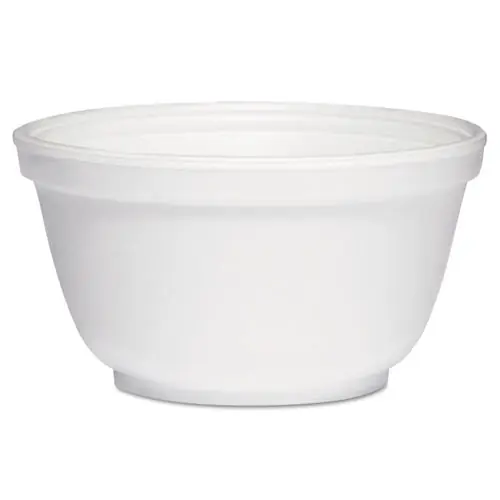 Dart® Foam Bowls, 10 oz, White, 50/Pack, 20 Packs/Carton
