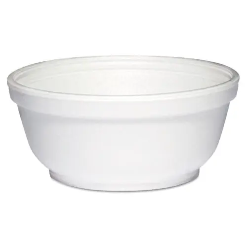 Dart® Foam Bowls, 8 oz, White, 50/Pack, 20 Packs/Carton