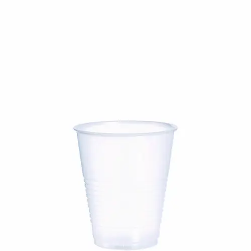Dart® High-Impact Polystyrene Squat Cold Cups, 12 oz, Plastic, Translucent, 50/Pack
