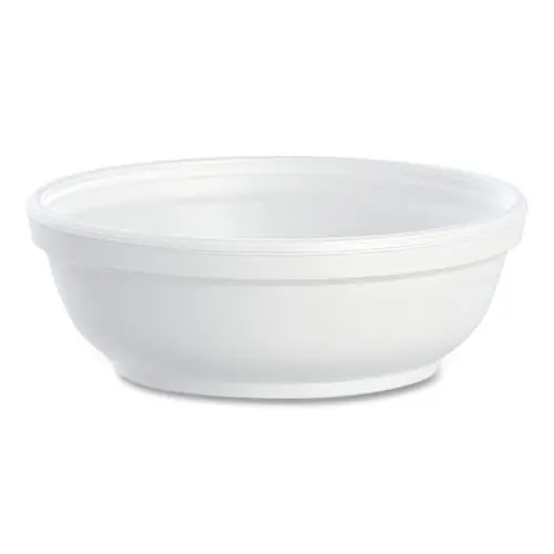 Dart® Insulated Foam Bowls, 6 oz, White