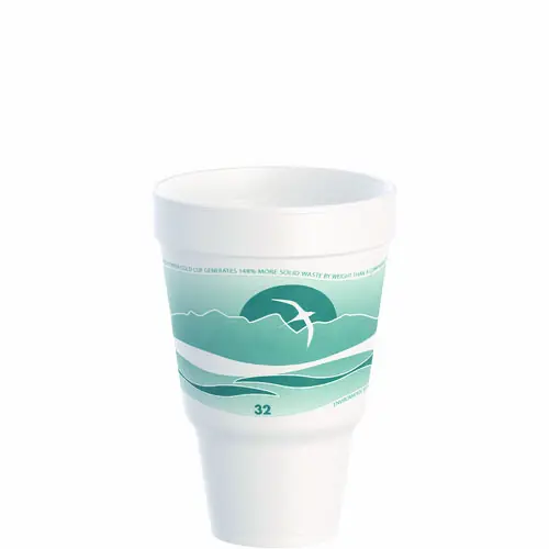 Dart® J Cup® Insulated Foam Pedestal Cups