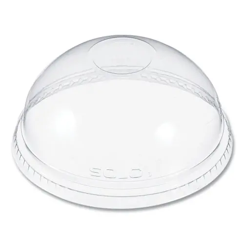 Dart® Plastic Dome Lid, Fits 5.5 oz to 26 oz Cold Cups, Clear, 1,000/Carton