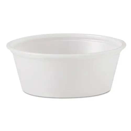 Dart® Polystyrene Portion Cups, 1.5 oz, Plastic, Translucent, 2,500/Carton