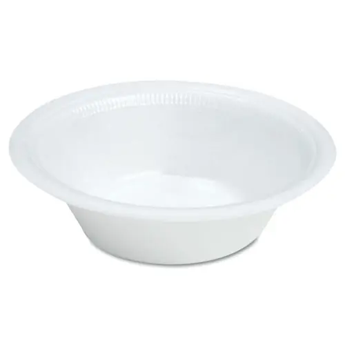 Dart® Quiet Classic Laminated Foam Bowl, 12 oz, White, 125/Pack