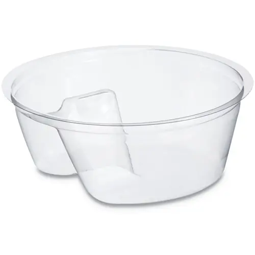 Dart® Single Compartment Cup Insert, 3.5 oz, Plastic, Clear, 1,000/Carton