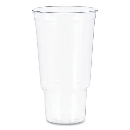 Dart® Ultra Clear Pedestal PET Cups, 32 oz, Plastic, Clear, 25/Bag, 20 Bags/Carton