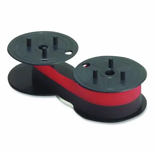 Dataproducts® E3027 Calculator Ribbon, Black/Red, 12/Box