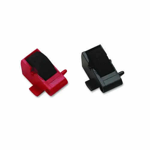 Dataproducts® R14772 Compatible Ink Rollers, Black/Red, 2/Pack