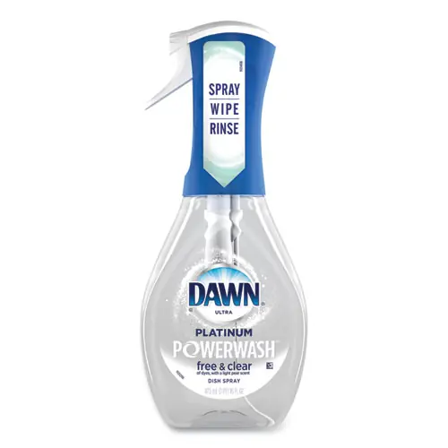 Dawn® Platinum Powerwash Dish Spray, Free and Clear, Unscented, 16 oz Spray Bottle