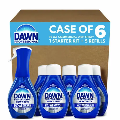 Dawn® Professional Heavy Duty Powerwash Commercial Dish Spray, Starter Kit Plus Refills, 16 oz Bottles, 6 Pack