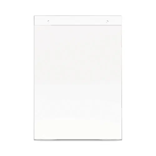 deflecto® Classic Image Wall-Mount Sign Holder, Portrait, 8.5 x 11, Clear