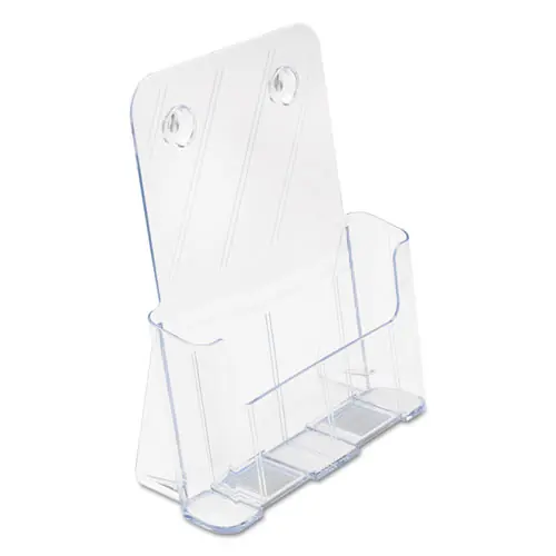 deflecto® DocuHolder for Countertop/Wall-Mount, Magazine, Clear
