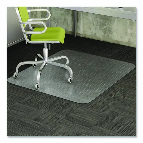 deflecto® DuraMat Moderate Use Chair Mat for Low Pile Carpet, 45" x 53", Rectangle, Clear
