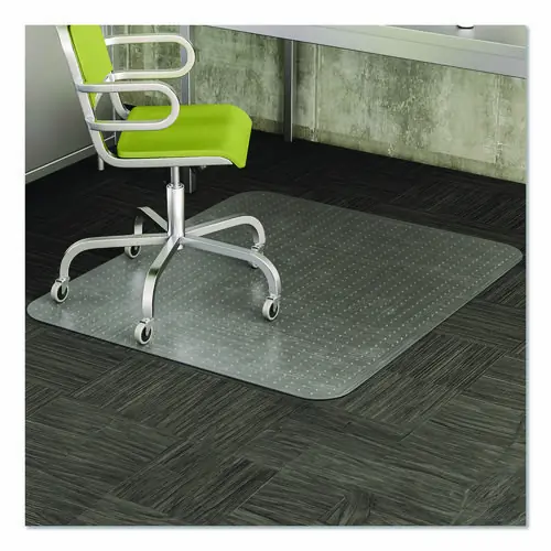 deflecto® DuraMat Moderate Use Chair Mat for Low Pile Carpet, 36" x 48", Rectangular, Clear