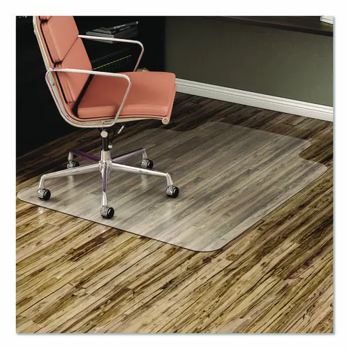 deflecto® EconoMat Non-Studded All Day Use Chair Mat for Hard Floors