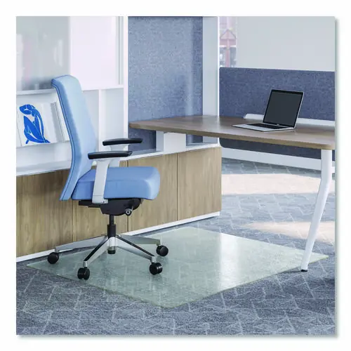 deflecto® OceanMat Carpet Chair Mat, 36 x 48, Clear