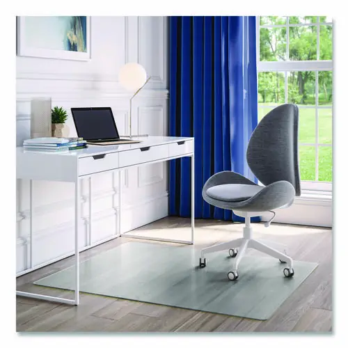 deflecto® OceanMat Hard Floor Chair Mat, 36 x 48, Clear
