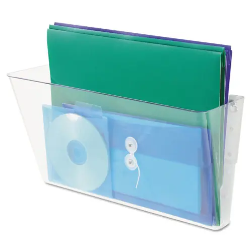 deflecto® Stackable DocuPocket Wall File, Legal Size, Clear