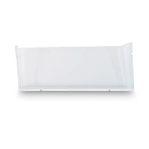 deflecto® Unbreakable DocuPocket Wall File, Legal Size, Clear, 17.5" x 3" x 6.5"