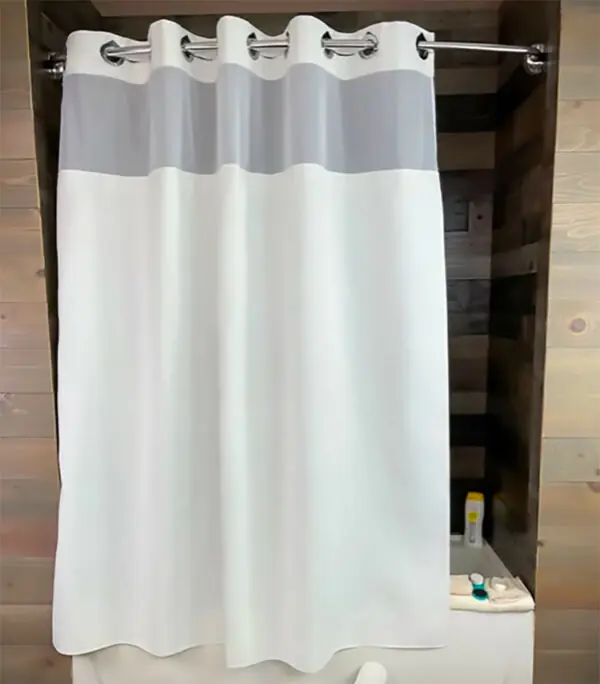 Deluxe Waffle Shower Curtain