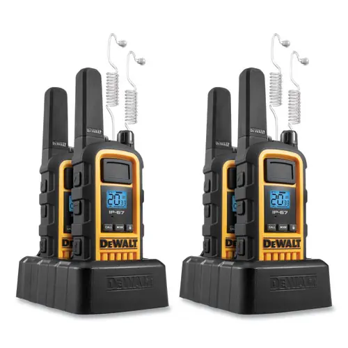 DeWalt® 2DXFRS800SV1 Two-Way Radios, 2 W, 22 Channels