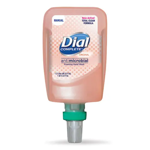 Dial® Professional Antibacterial Foaming Hand Wash Refill for FIT Manual Dispenser, Original Scent, 1.2 L