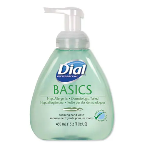 Dial® Professional Basics Hypoallergenic Foaming Hand Wash, Honeysuckle Scent
