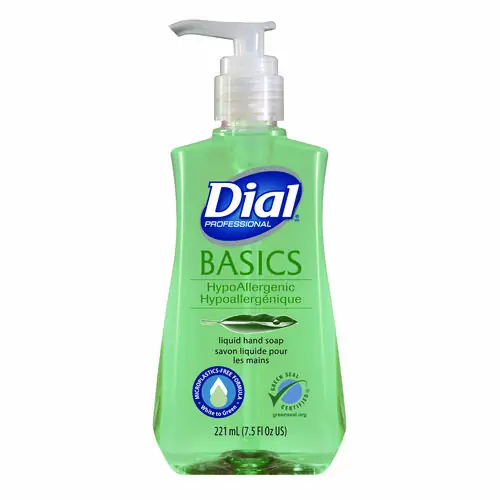 Dial® Professional Basics Liquid Hand Soap, Fresh Floral Scent, 7.5 oz Pump Bottle