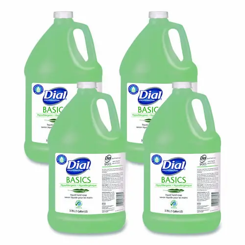 Dial® Professional Basics MP Free Liquid Hand Soap Refill, Honeysuckle Scent, 3.78 L, 4/Carton