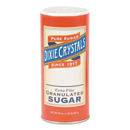 Diamond Crystal Granulated Sugar 20 oz. Canisters