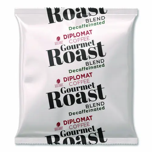 Diplomat Coffee Decaffeinated Frac Pack, 42/Carton
