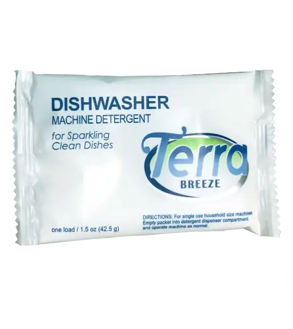 Dishwasher Detergent Powder – 1.5 oz Packet – Case of 22