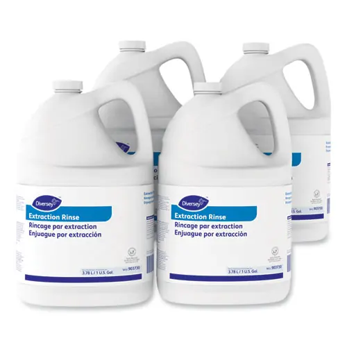 Diversey™ Carpet Extraction Rinse, Floral Scent, 1 gal Bottle, 4/Carton