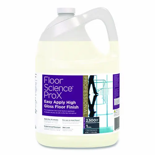 Diversey™ Floor Science ProX Easy Apply High Gloss Floor Finish, 1 gal Bottle, 4/Carton
