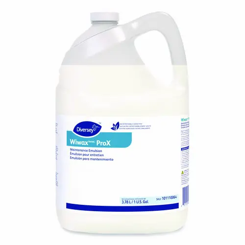 Diversey™ Wiwax ProX Maintenance Emulsion, 1 gal Bottle, 4/Carton