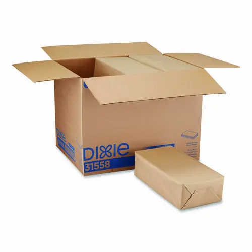 Dixie® 1/8-Fold Dinner Napkin, 1-Ply, White, 350 Napkins/Pack, 12 Packs/Carton