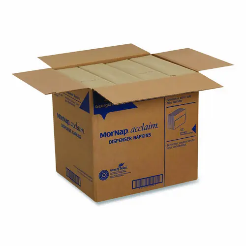 Dixie® Interfold Napkin Refills, Brown, 1-Ply, 900 Napkins/Pack, 12 Packs/Carton