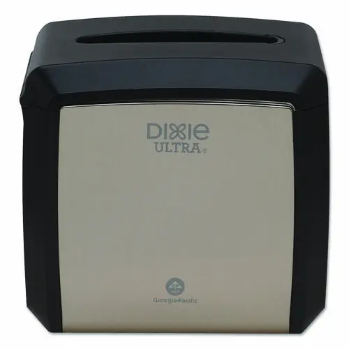 Dixie® Tabletop Napkin Dispenser, Stainless, 7.6" x 6.1" x 7.2"