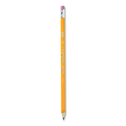Dixon® Oriole Presharpened Pencils, HB (#2), Black Lead, Yellow Barrel, Dozen