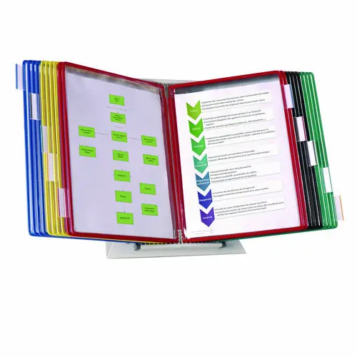 djois® by Tarifold Desktop Reference Starter Set with Display Pockets, 20 Pockets