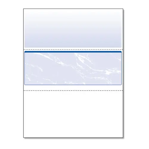 DocuGard™ Standard Security Check, Blue Marble Middle, 500/Ream